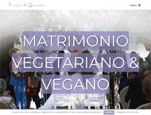 Tablet Screenshot of matrimoniovegetariano.com